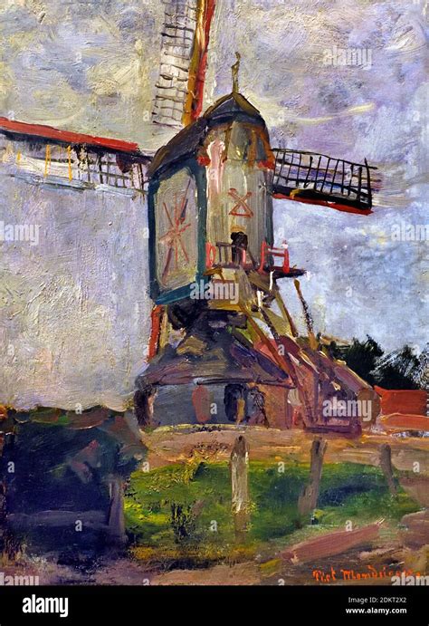 Mill In Heeswijk 1904 Piet Mondriaan 1872 1944 Mondrian Hi Res Stock