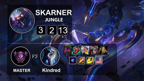 Jungle Skarner Vs Kindred Lol Na Master Season 11 Patch 11 19 Youtube