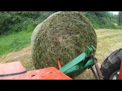 Stacking And Lining Bales Massey Ferguson 178 Gopro HD YouTube