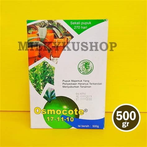 PUPUK OSMOCOTE 17 11 10 500 GRAM KEMASAN PABRIK DEKASTAR DAUN Lazada