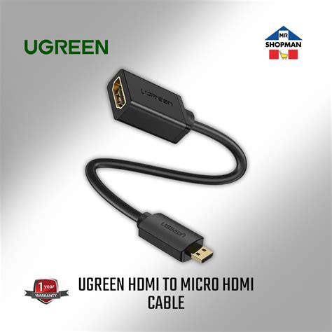 Ugreen 20134 Micro Hdmi Male To Hdmi Female Adapter Model 20134