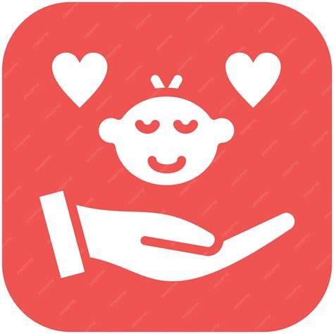 Premium Vector | Child Caretaker vector icon illustration of Gig