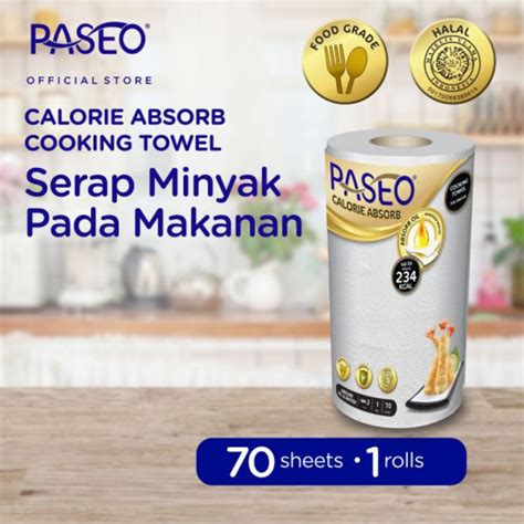 Jual Paseo Kitchen Towel Roll Calorie Absorb S Ply Roll