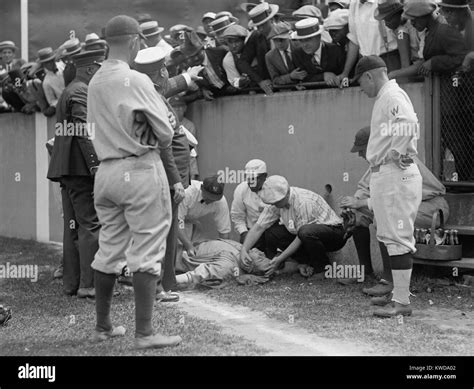 Babe Ruth Knocked Unconscious At Griffith Stadium Washington D C