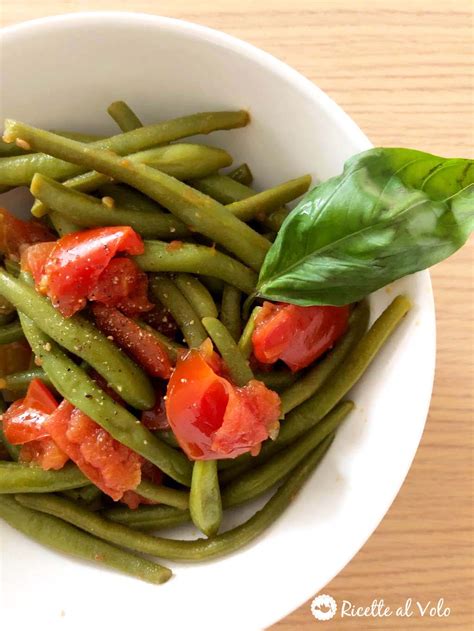 Ricetta Fagiolini In Padella Con I Pomodori Ricette Al Volo