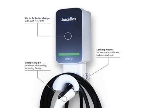 Enel X Juicebox A Hardwire Kw Wifi Enable Ft Cable Ev Charger