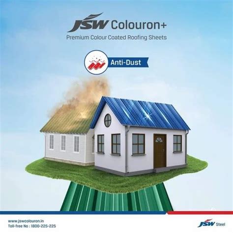 JSW Colouron Plus Roofing Sheets At Rs 100 Kg Roofing Sheet In