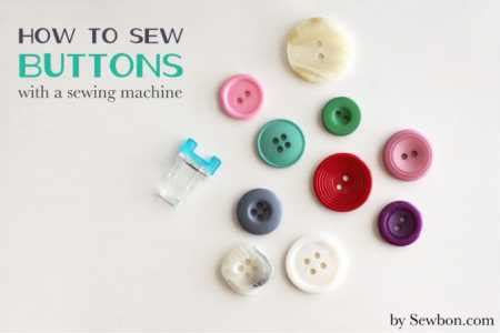 Tutorial: Sew buttons down using your sewing machine – Sewing