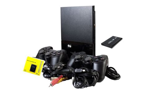 PlayStation 2 Sony PS2 Slim 1 Tb 309 Top Games Bundle 2 Controllers