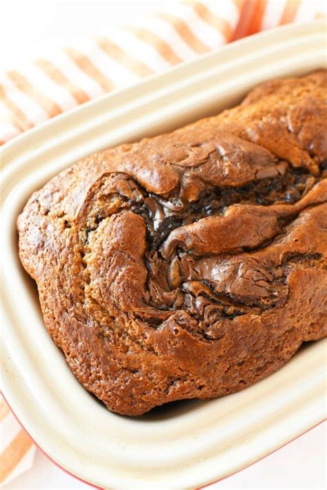 Irresistible Nutella Swirl Pumpkin Bread Recipe