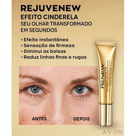 Gel Firmador Instantâneo para área dos olhos Avon Renew Ultimate