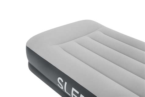 SLEEPLUX Durable Inflatable Air Mattress With Built In Pump Pillow And