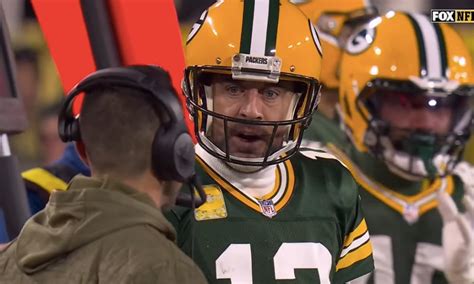 Aaron Rodgers Appeared To Yell A Loud F Bomb At Matt