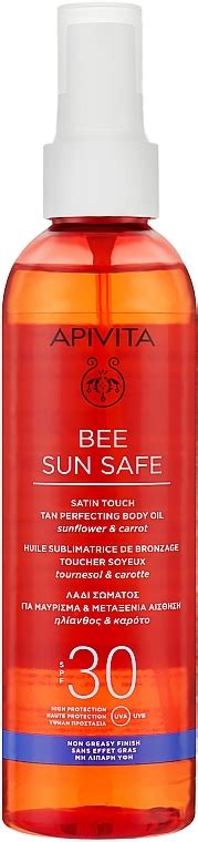 Apivita Bee Sun Safe Satin Touch The Perfecting Body Oil Spf Olejek