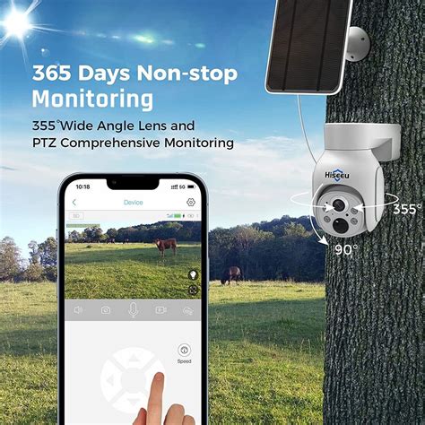 Hiseeu WiFi Free 4G LTE Security Camera