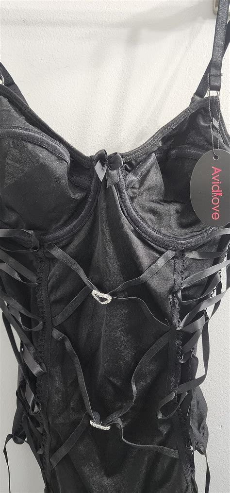 Mo Finance Avidlove Sexy Corset Lingerie For Women Garter Lingerie Set Tummy Control Teddy