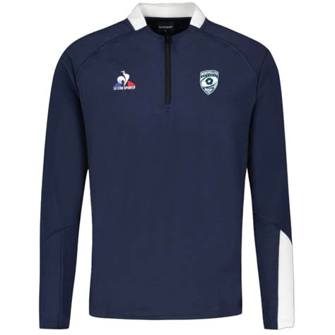 Sweat Rugby 1 4 Zip Montpellier Hérault MHR Entrainement 2023 2024 Le