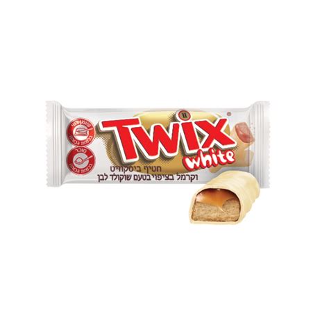 Twix Caramel Cookie White Chocolate Bar, 46 Grams, From Israel, Kosher ...