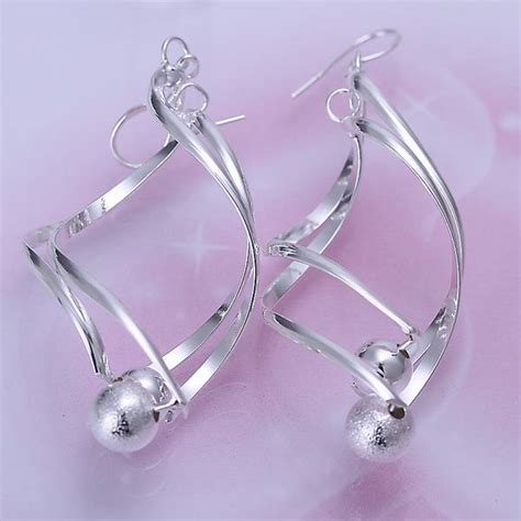 Silver Dangle Earrings - Now and Then Boutique