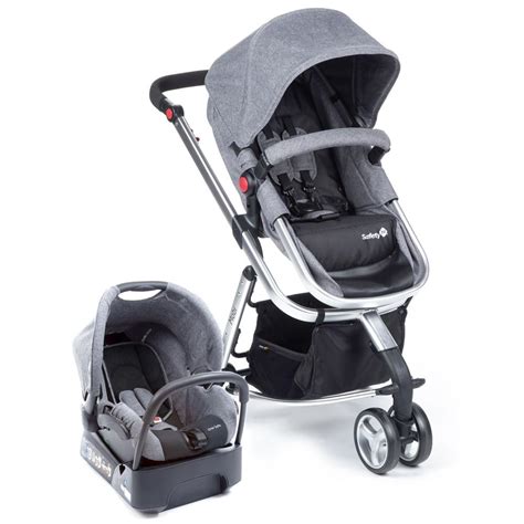 Carrinho De Bebê Travel System Com Bebê Conforto Prime Baby Velloz