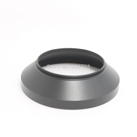 49mm 49mm Wide Angle Metal Lens Hood for Canon Nikon Sony Pentax ...