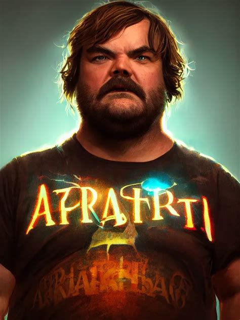 Portrait Art Of Jack Black K Ultra Realistic Lens Stable Diffusion