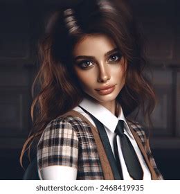Gorgeous Mischievous Brunette Her Early 20s AI Generated Image 2468419191 Shutterstock