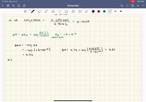 SOLVED A Buffer Is Prepared By Mixing 204 ML Of 0 452 MHCl And 0 500 L