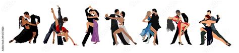 Dancing People In Formal Outfits Dancer Bachata Salsa Tango Latina