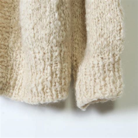 Unfil Cashmere Blend Hand Knit Cardigan