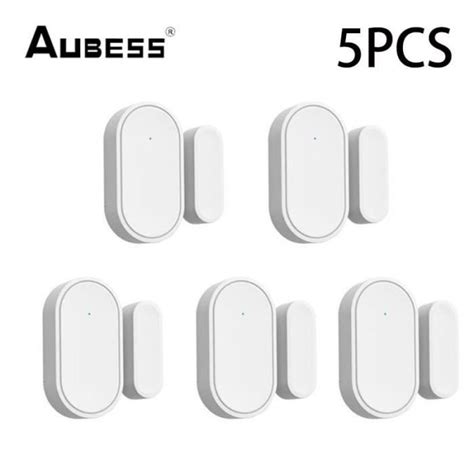 5 pièces TUYA ZIGBEE Capteur Magnétique pour Porte et Fenêtre