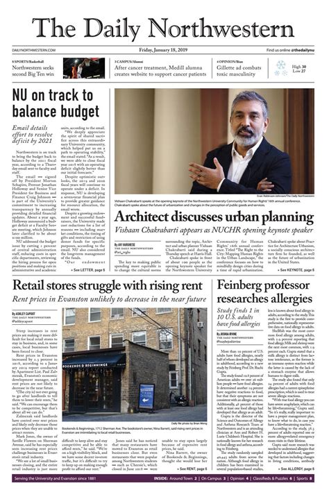 The Daily Northwestern January By The Daily Northwestern Issuu