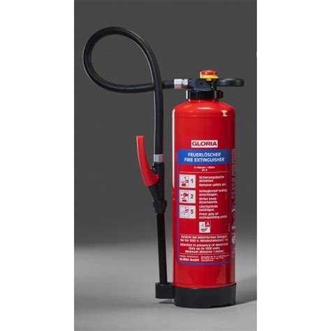 Gloria Feuerlöscher WKL 6 Pro 6 Liter Wasserlöscher Lithium