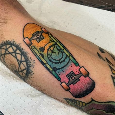 101 Best Trippy Skateboard Tattoo Ideas That Will Blow Your Mind