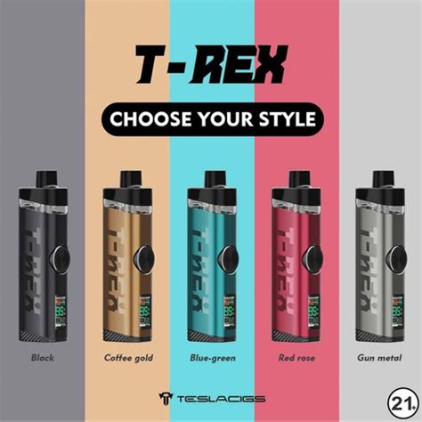 Promo Teslacigs T Rex W Pod Mod Kit Authentic Tesla Trex Pod