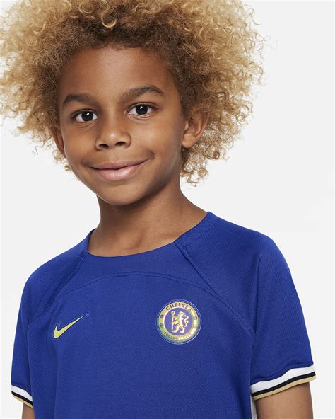 Divisa In Tre Pezzi Nike Dri FIT Chelsea FC 2023 24 Per Bambini Home