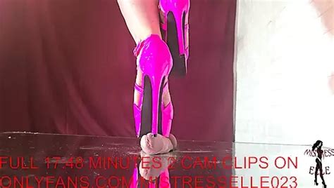 Mistress Elle With Her Shiny Heels Breaks Her Slave S Cock BDSM BDSM Porn XHamster