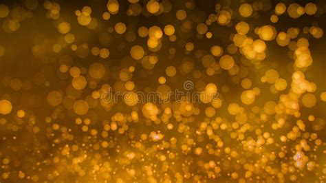 Gold Glitter Glamour Background Bokeh Stock Illustration Illustration