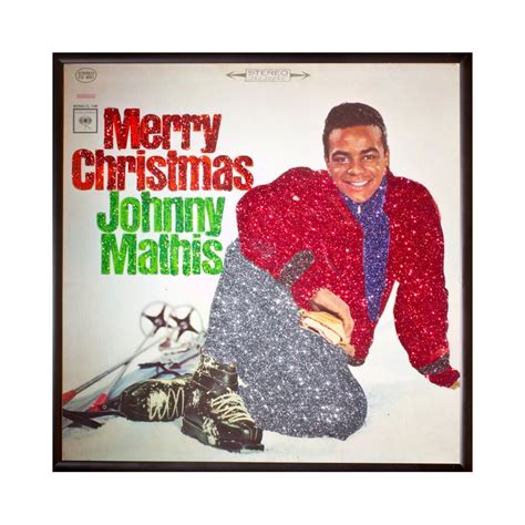 Glittered Johnny Mathis Christmas Album - Etsy