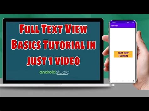 Textview Tutorials For Android Studio Text View In Hindi Android