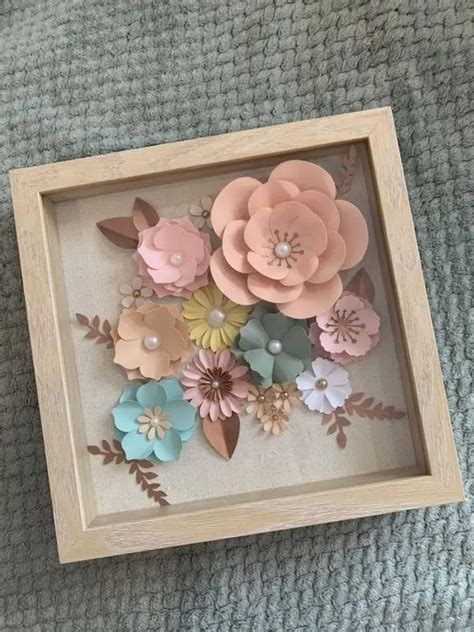 35 Brilliant Shadow Box Ideas Cool Stuff Only Paper Flower Decor