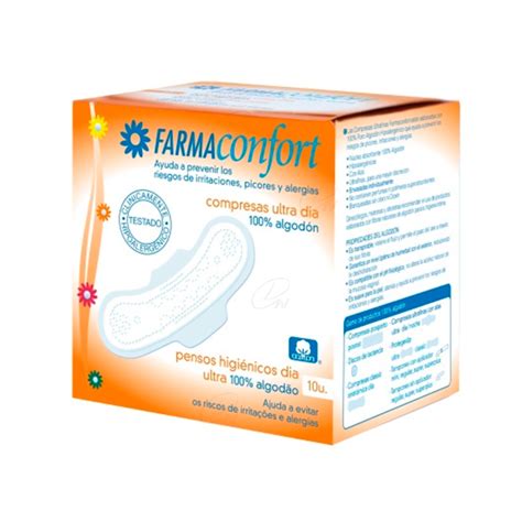 Farmaconfort Compresas Algodon Ultrafinas Dia Alas U Mi