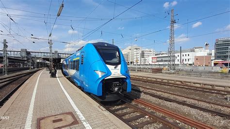 Mit Dem GoA Head Bayern Mireo Als RE 9 Von Ulm Hbf Nach Augsburg Hbf