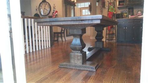 1880s Barn Wood Table Supported By Osborne Pedestals Osborne Wood Products Blog