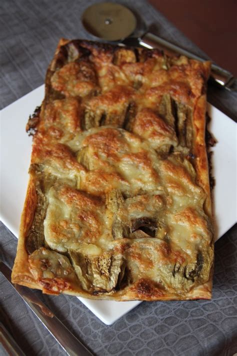 Tarte Fine Aux Aubergines Grill Es Et Mozzarella Miameuh