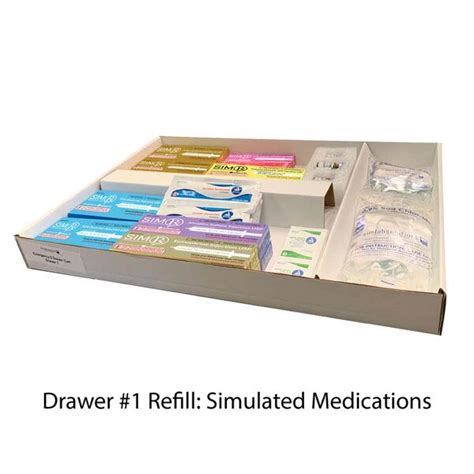 Simlabsolutions Loaded 5 Drawer Emergency Crash Cart Diamedical Usa