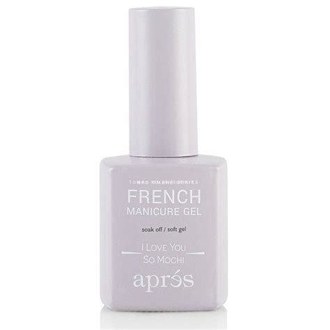 Aprés Nail French Manicure Gel Nail Polish I Love You So Mochi 15ml