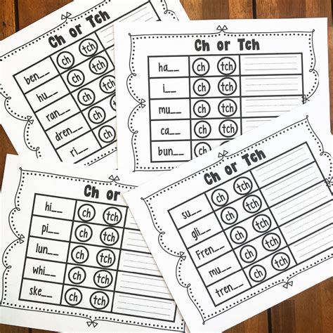 Tch Worksheets