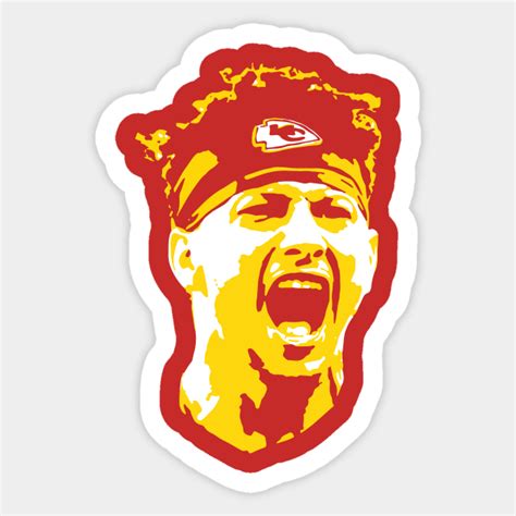 Patrick Mahomes Chiefs Sticker Teepublic