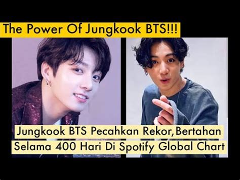 The Power Of Jungkook Bts Jungkook Pecahkan Rekor Bertahan Hari